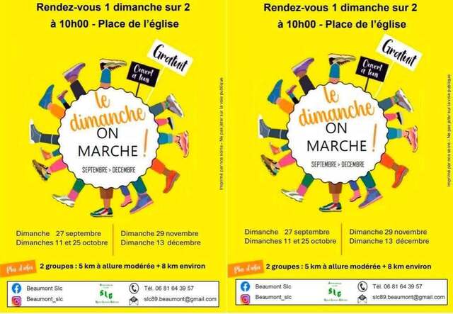 Le dimanche, on marche